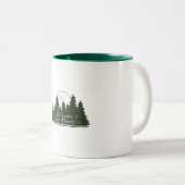 Buiten, kom daar tweekleurige koffiemok (Voorkant rechts)