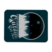 Buiten, kom er 's Midnight 's Groen Magneet (Horizontaal)