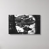 buiten komt er binnen canvas afdruk (Voorkant)