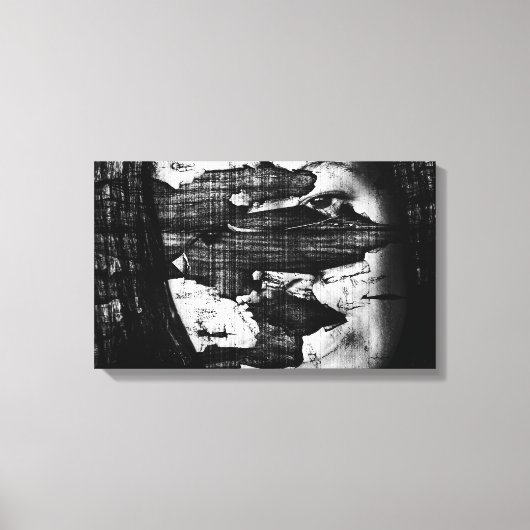 buiten komt er binnen canvas afdruk (Voorkant)