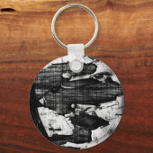 buiten komt er binnen sleutelhanger (Voorkant)