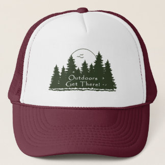 Buiten krijgen bomen trucker pet