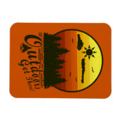 Buiten krijgen er Magnet-Sinaasappel Magneet (Horizontaal)