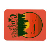 Buiten krijgen we daar Sunset Magneet (Horizontaal)