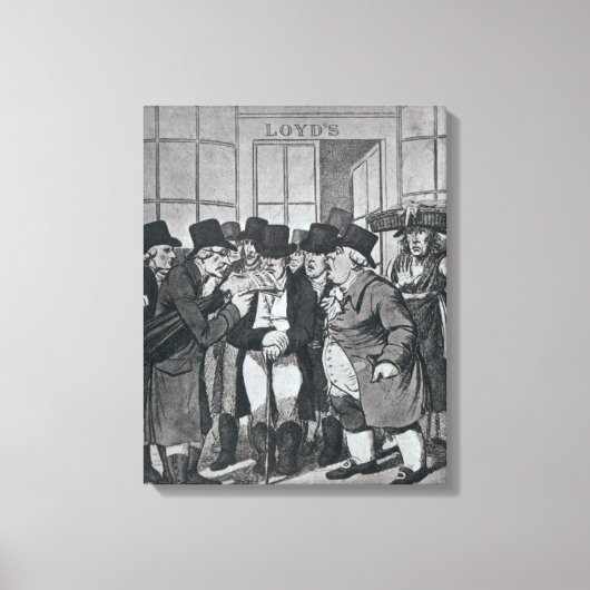 Buiten Lloyds of London Canvas Afdruk (Voorkant)