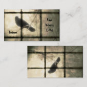 Buiten mijn venster visitekaartje (Voorkant / Achterkant)