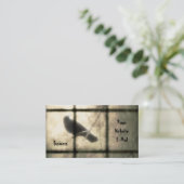 Buiten mijn venster visitekaartje (Staand voorkant)