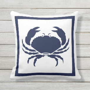 Buiten Nautical CRAB white marine omkeerbaar Buitenkussen