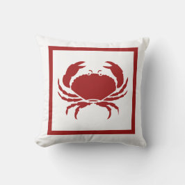 buiten of binnen CRAB rood kussen