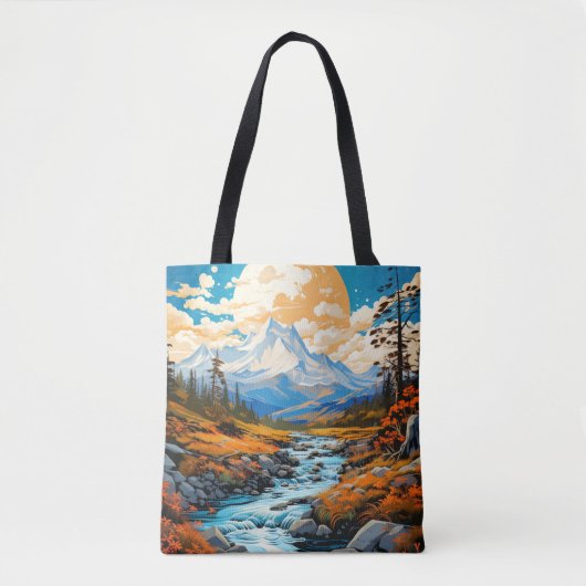 Buiten Rivierdal in de Zomer Tote Bag (Voorkant)