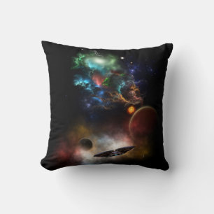 Buiten ruimte en tijd Fractal Art II Spacescape Kussen