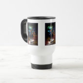 Buiten ruimte en tijd Fractal Art II Spacescape Reisbeker (Voorkant links)