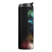 Buiten ruimte en tijd Fractal Art II Spacescape Thermosbeker (Gedraaid links)