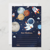 Buiten Ruimte Tijd Capsule Nota Bericht Kaart (Voorkant)