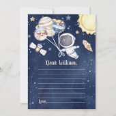 Buiten Ruimte Tijd Capsule Nota Bericht Kaart (Voorkant)