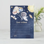 Buiten Ruimte Tijd Capsule Nota Bericht Kaart (Staand voorkant)