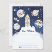 Buiten Ruimte Tijd Capsule Nota Bericht Kaart (Voorkant)