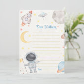 Buiten Ruimte Tijd Capsule Nota Bericht Kaart (Staand voorkant)