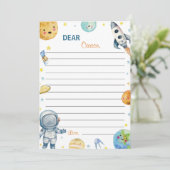 Buiten Ruimte Tijd Capsule Nota Bericht Kaart (Staand voorkant)