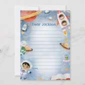 Buiten Ruimte Tijd Capsule Nota Bericht Kaart (Voorkant)