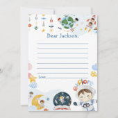 Buiten Ruimte Tijd Capsule Nota Bericht Kaart (Voorkant)