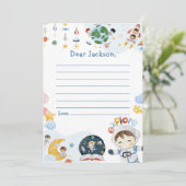 Buiten Ruimte Tijd Capsule Nota Bericht Kaart (Staand voorkant)