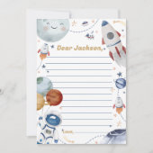 Buiten Ruimte Tijd Capsule Nota Bericht Kaart (Voorkant)