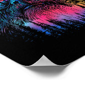 Buiten Sasquatch Mannen Vrouwen Kinder Funny Bigfo Poster (Hoek)