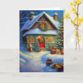 Buiten Sinterklaas zijn werkplaats Kaart (Gele Bloem)