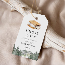 Buiten S'more Liefde Smores Baby Shower Favor Cadeaulabel
