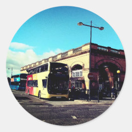 Buiten station York Ronde Sticker