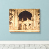 Buiten Taj Mahal, waarschijnlijk geïllustreerd in  Canvas Afdruk (Insitu (Houten vloer))