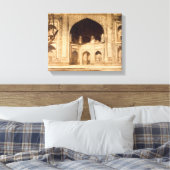 Buiten Taj Mahal, waarschijnlijk geïllustreerd in  Canvas Afdruk (Insitu (Slaapkamer))