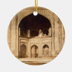 Buiten Taj Mahal, waarschijnlijk geïllustreerd in Keramisch Ornament