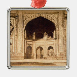 Buiten Taj Mahal, waarschijnlijk geïllustreerd in Metalen Ornament