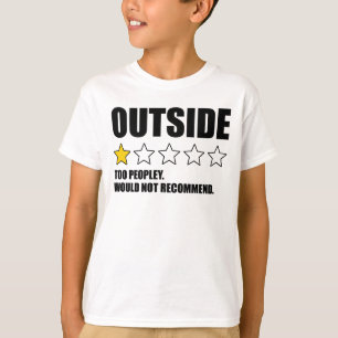 Buiten - Te Peopley. Niet aanbevelen T-shirt