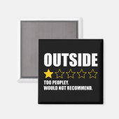 Buiten - Te Peopley. zou niet aanbevelen Magneet (Voorkant / Achterkant)