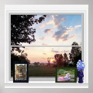 Buiten Uitzicht - Misty Morning Poster