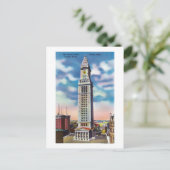 Buiten Uitzicht van Amerikaanse Custom House Briefkaart (Staand voorkant)