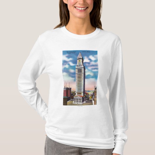 Buiten Uitzicht van Amerikaanse Custom House T-shirt (Voorkant)