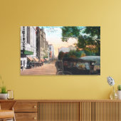 Buiten Uitzicht van Auditoriumtheater op 5th Canvas Afdruk (Insitu (Woonkamer))