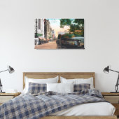 Buiten Uitzicht van Auditoriumtheater op 5th Canvas Afdruk (Insitu (Slaapkamer))