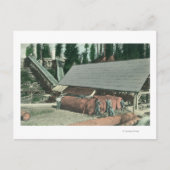 Buiten Uitzicht van Benton's MillRedding, CA Briefkaart (Voorkant)