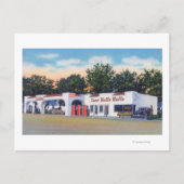 Buiten Uitzicht van Camp Walla Walla Briefkaart (Voorkant)