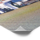 Buiten Uitzicht van Camp Walla Walla Poster (Hoek)