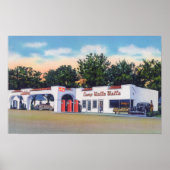 Buiten Uitzicht van Camp Walla Walla Poster (Voorkant)