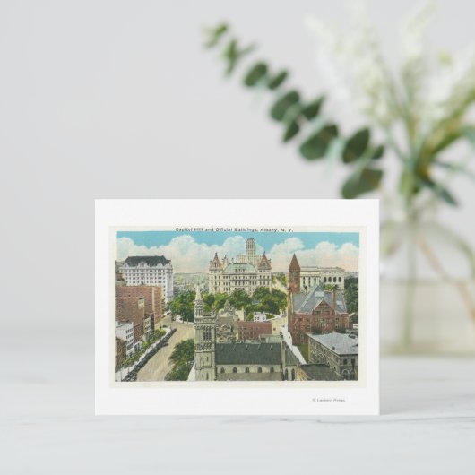 Buiten Uitzicht van Capitol Hill en Officiële Briefkaart (Staand voorkant)