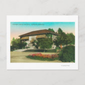 Buiten Uitzicht van Carnegie LibraryLakeport, CA Briefkaart (Voorkant)