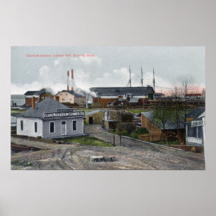 Buiten Uitzicht van Clark-Nickerson Lumber Co. Poster