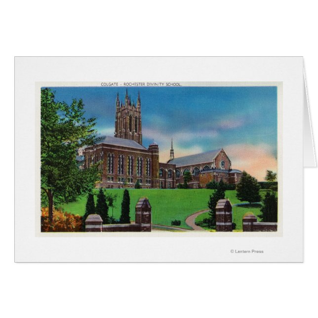 Buiten Uitzicht van Colgate Divinity School (Voorkant Horizontaal)